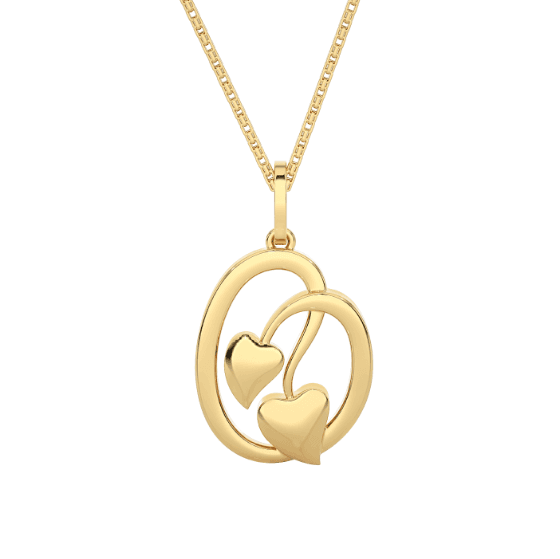 Couple Heart Pendant